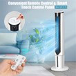 41'' Evaporative Air Cooler Quiet Cooling Oscillating Fan White
