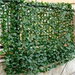 59''x118'' Faux Ivy Leaf Decorative Privacy Fence Screen Green