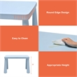 Kids Table & 2 Chairs Set Toddler Activity Play Dining Baby Gift Blue