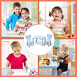 Kids Table & 2 Chairs Set Toddler Activity Play Dining Baby Gift Blue