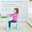 Kids Table & 2 Chairs Set Toddler Activity Play Dining Baby Gift Green