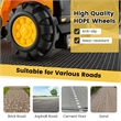 Kids Toddler Ride On Excavator Digger Truck Scooter Seat Yellow