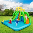 Inflatable Water Park Bounce House w/Climbing Wall&480W Blower