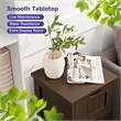 Bathroom Floor Cabinet Freestanding Storage Organizer Coffee