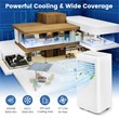 5000 BTU Portable Air Conditioner W/ Cool Dehum Fan White