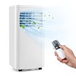 5000 BTU Portable Air Conditioner W/ Cool Dehum Fan White