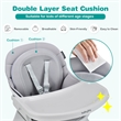 8 in 1 Baby High Chair Convertible Dining Booster Seat Gray