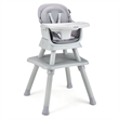 8 in 1 Baby High Chair Convertible Dining Booster Seat Gray