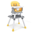 8 in 1 Baby High Chair Convertible Dining Booster Seat Yellow