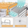 10 Drawer Rolling Storage Cart Paper Office School Organizer Clear