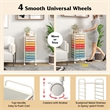 10 Drawer Rolling Storage Cart Paper Office School Organizer Macaron