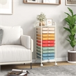 10 Drawer Rolling Storage Cart Paper Office School Organizer Macaron