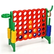 4 in A Row Giant Game Set w/Basketball Hoop for Family Green