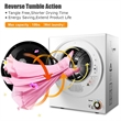 Electric Tumble Cloth Dryer Stainless Steel Wall Mounted White