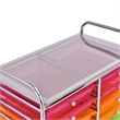 20 Drawers Rolling Cart Storage Studio Organizer Bins Colorful