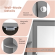 Mount Wall Surface Bathroom Storage Cabinet Mirror Gray