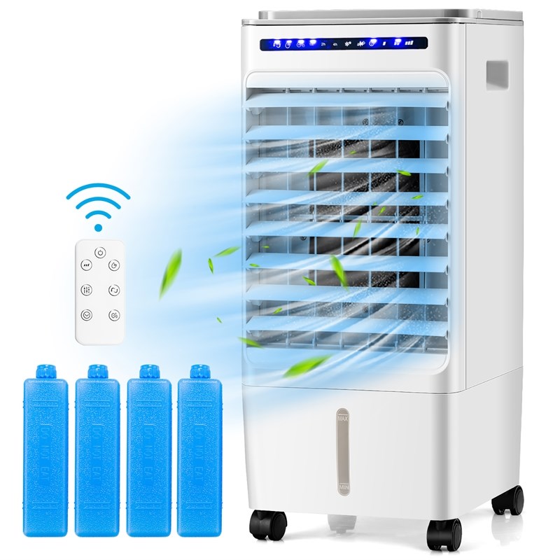 3 in 1 Evaporative Air Cooler Fan w/ Fan and Humidifier White