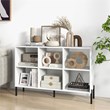 6 Cube Storage Shelf Organizer Bedroom Bookcase Square Cubby Cabinet  White