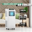 5500 BTU Portable Air Conditioner 9000 BTU ASHRAE White