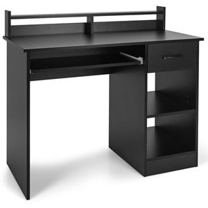 22 inch Wide Computer Desk Writing Study Laptop Table Black