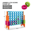 Jumbo 4 to Score 4 in A Row Giant Game Set Kids Adults Family Fun