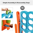 Jumbo 4 to Score 4 in A Row Giant Game Set Kids Adults Family Fun