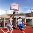 Portable Basketball Hoop System Adjustable w/Weight Bag Black