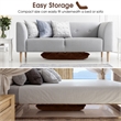 Adjustable 14 Position Floor Chair Folding Lazy Gaming Sofa Cushioned Coffee