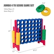 Jumbo 4 to Score 4 in A Row Giant Game Set for Family Red