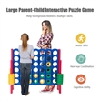 Jumbo 4 to Score 4 in A Row Giant Game Set for Family Red