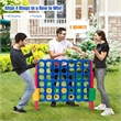 Jumbo 4 to Score 4 in A Row Giant Game Set for Family Red