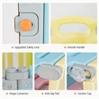 Foldable Baby Playpen 14 Panels Kids Activity Play colorful