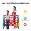 Jumbo 4 to Score 4 in A Row Giant Game Set for Family Green