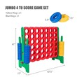 Jumbo 4 to Score 4 in A Row Giant Game Set for Family Green