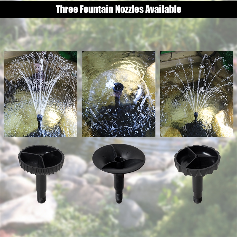 54W All in One 660 GPH Pond Filter 9W UV Sterilizer W/Pump Fountain Kits Black