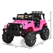 12V Kids Ride On Truck Car w/ Remote Control MP3 Music LED Lights Pink