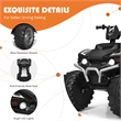 12V Kids 4 Wheeler ATV Quad Ride On Car w/ LED Lights Music USB Black