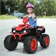 12V Kids 4 Wheeler ATV Quad Ride On Car w/ LED Lights Music USB Red