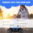 12V Kids 4 Wheeler ATV Quad Ride On Car w/ LED Lights Music USB Navy