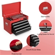 2 in 1 Rolling Cabinet Storage Chest Box Garage Toolbox Organizer w/6 Drawers