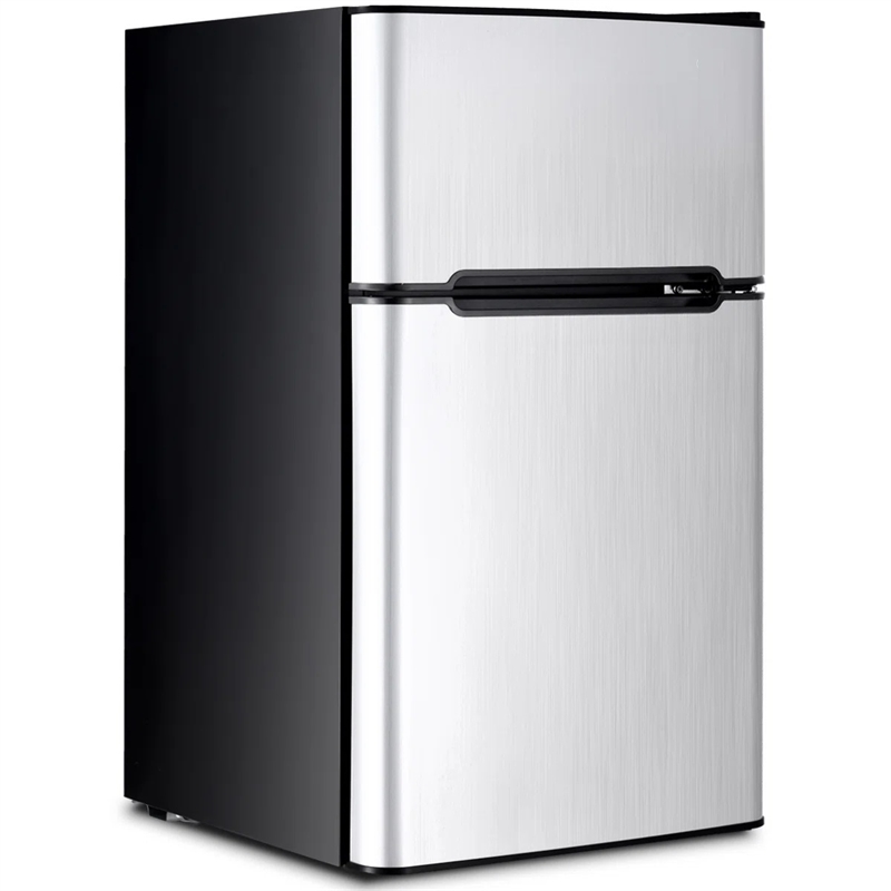 Refrigerator Small Freezer Cooler Fridge Compact 3.2 cu ft. Unit Gray