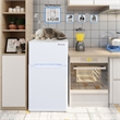 Refrigerator Small Freezer Cooler Fridge Compact 3.2 cu ft. Unit White