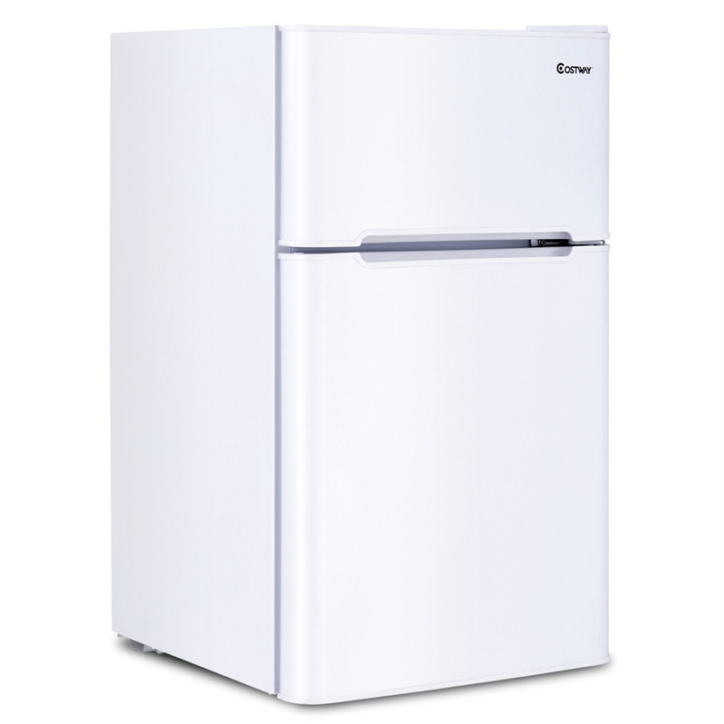 Refrigerator Small Freezer Cooler Fridge Compact 3.2 cu ft. Unit White