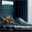 12000 BTU Wifi Enabled Mini Split Air Conditioner White Metal