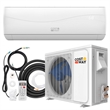 24000 BTU Mini Split Air Conditioner and Heater White Metal