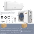 24000 BTU Mini Split Air Conditioner and Heater White Metal