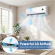 12000 BTU Mini Split Air Conditioner and Heater White Metal