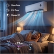 12000 BTU Mini Split Air Conditioner and Heater White Metal