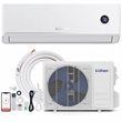 12000 BTU Mini Split Air Conditioner and Heater White Metal