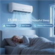 12000 BTU Mini Split Air Conditioner and Heater White Metal
